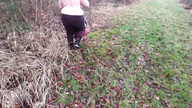 Caught while naked titslapping her outside