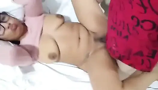 Brunette with Big Natural Tits Fucks Deliciously and Without a Condom I Found Her on a Dating App