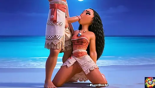 Moanas romantische strand 11111 - AI Animation ASMR