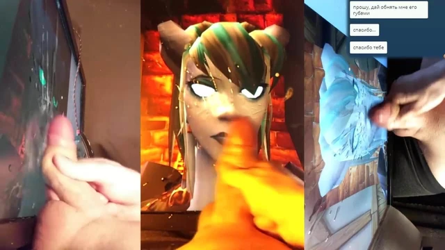 Cum Tribute to Xantish (Draenei World of Warcraft Russian)