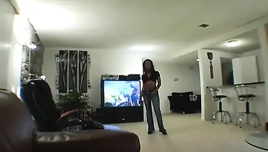 Young Black Pussy Tastes the Huge Black Cock of Lexington Steele Cumming in Her Mouth