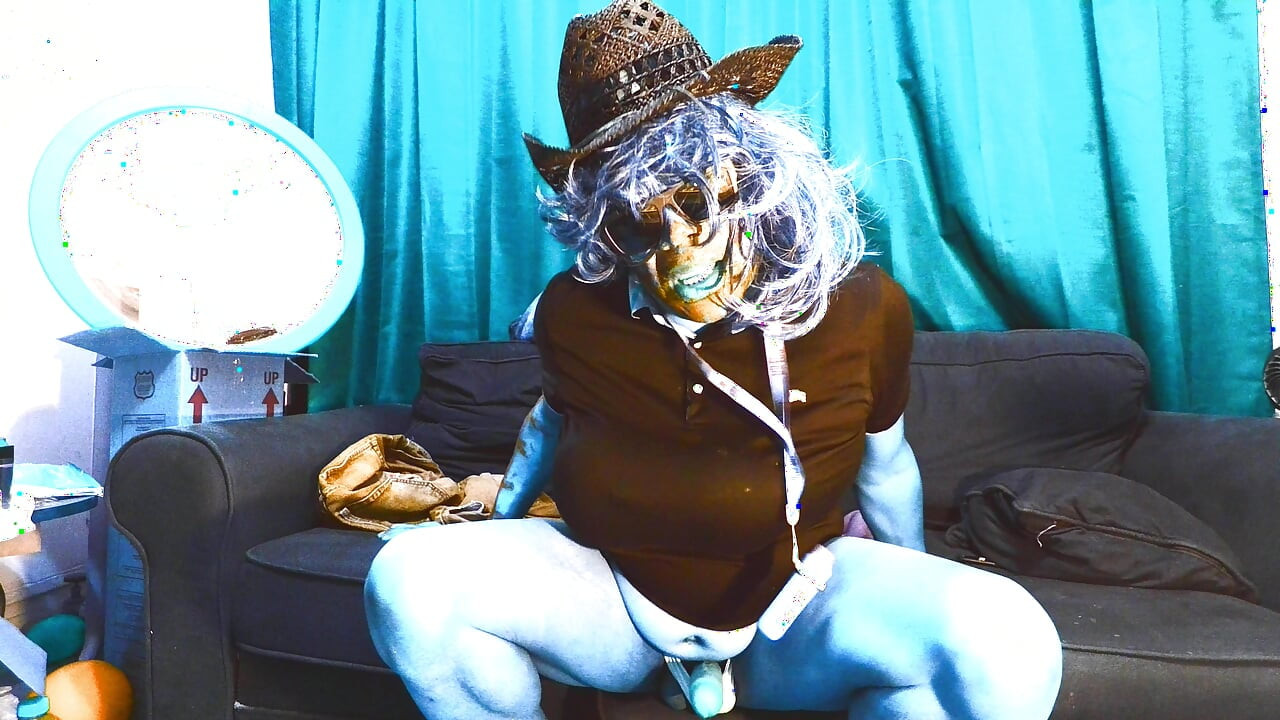 Crazy CD ass is itching, but so is her cock. She's horny in all holes and ready to dom and sub.