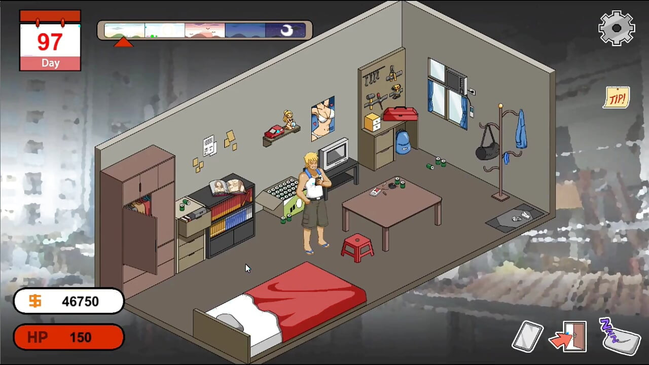 헨타이 게임 - 핸디맨 레전드 - 여대녀 H-씬