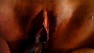 Mexican girl playing squirting