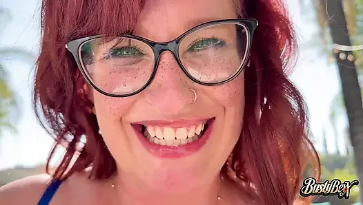 POV: Du hast die sexy bBW-schlampe geknebelt