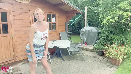 Orgasme 360 derajat di meja putar !!