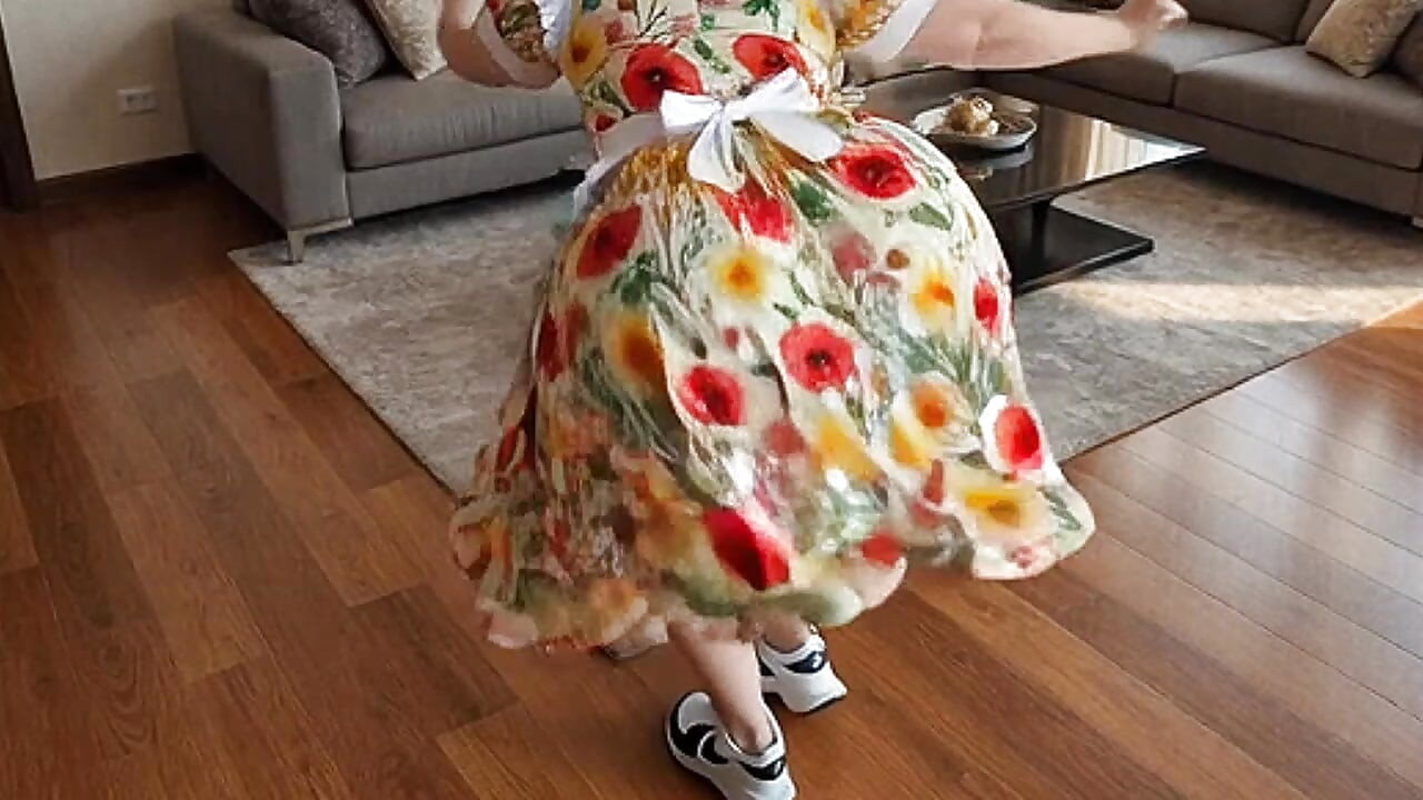 big butt in the dress