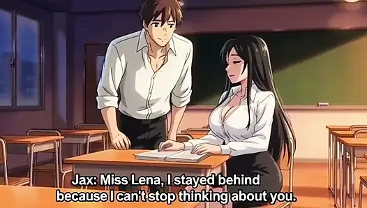irresistible sex desire between a beautiful teacher and her devoted college student