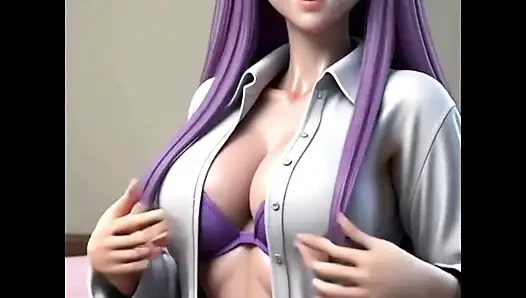 AI anime kızlar dans derlemesi