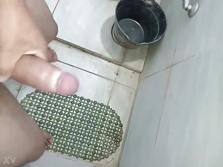 Masturbating in the bathroom