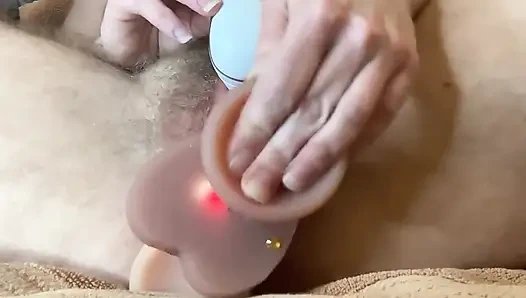 Cspot doppelpenetration mit spielzeug stöhnen und orgasmus