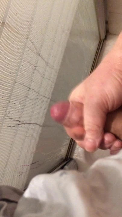 Shooting my load in the shower...