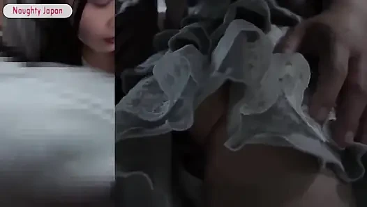 Pure Center Idol Falls. Public Toy Tease with Breathless Slips