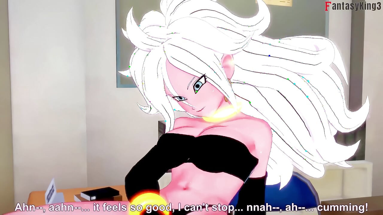 android 21 masturbiert in der bibliothek, also helfe ich ihr - Dragon Ball Zex Serie