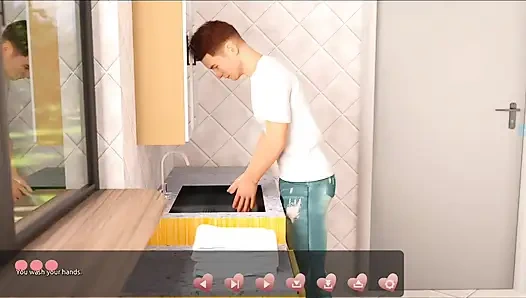 Ateşli kızlara yardım ediyor #2: Johannes giyinirken Bella'nın göğüslerini gördü