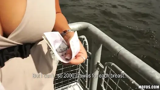 Pickups - Big Tit Curvy Crystal Swift Gets Randy on a Boat
