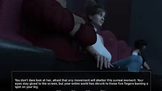 Orta yaşlı seksi üvey annenin karanlık sinemada mastürbasyonu - deceit gölgeleri - e08 özel