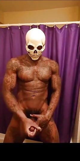 BBC Worship Hallelujah Johnson (Ghost Rider Johnny Blaze) Tall Dark Chocolate Muscles Tattoos Hairy BBC Hallelujah