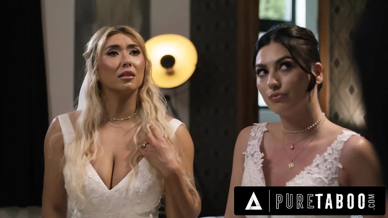 PURE TABOO Desperate Lesbian Brides Cyber Doll & Megan Mistakes Submit To Homophobic Officiant