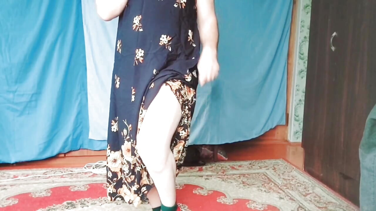 Beautiful Femboy Dancing Wild Under Seductive Neon Lights