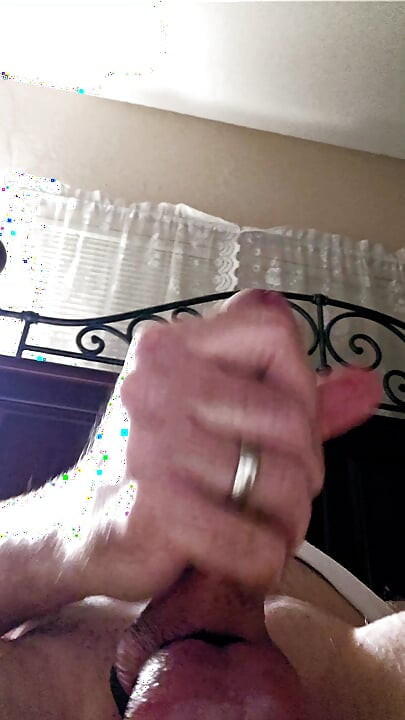 Stroking My Hard Cock