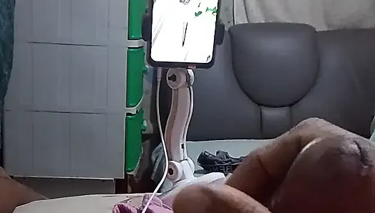 First of July jerking with watching video sex to assy