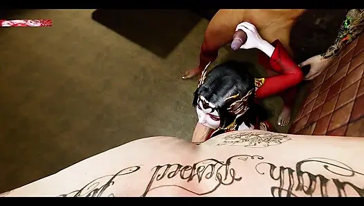 Piksel ayini: thicc uyanıyor- 3 boyutlu animasyon hentai