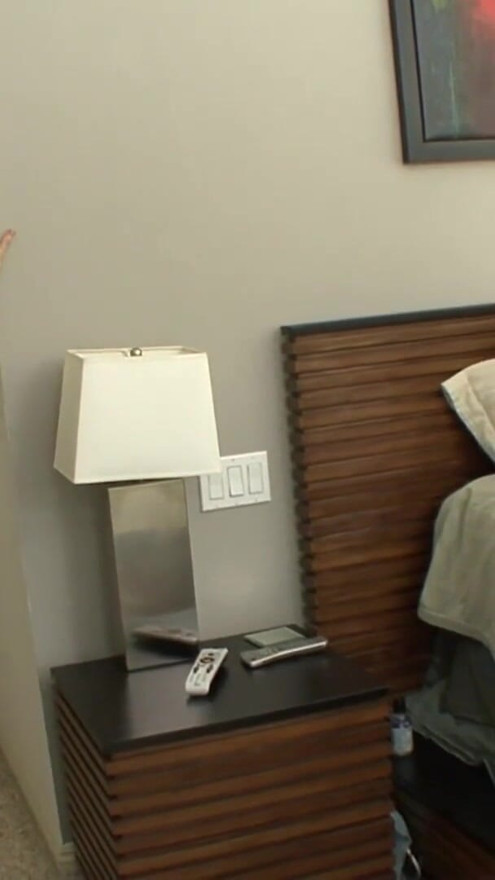 Blond granny in lingerie fucks doggystyle with step-grandson | Clip 1
