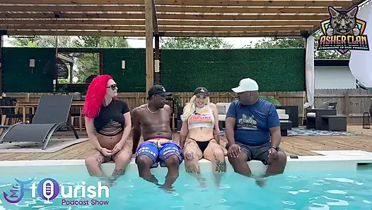 Mrflourish Podcast with Guest Roxi Keogh, Gigi Patsy and Datjguy in Florida