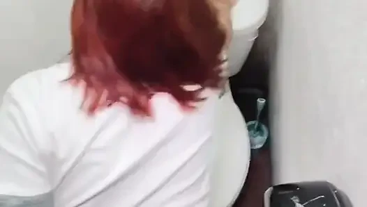 Fucked in a public bathroom
