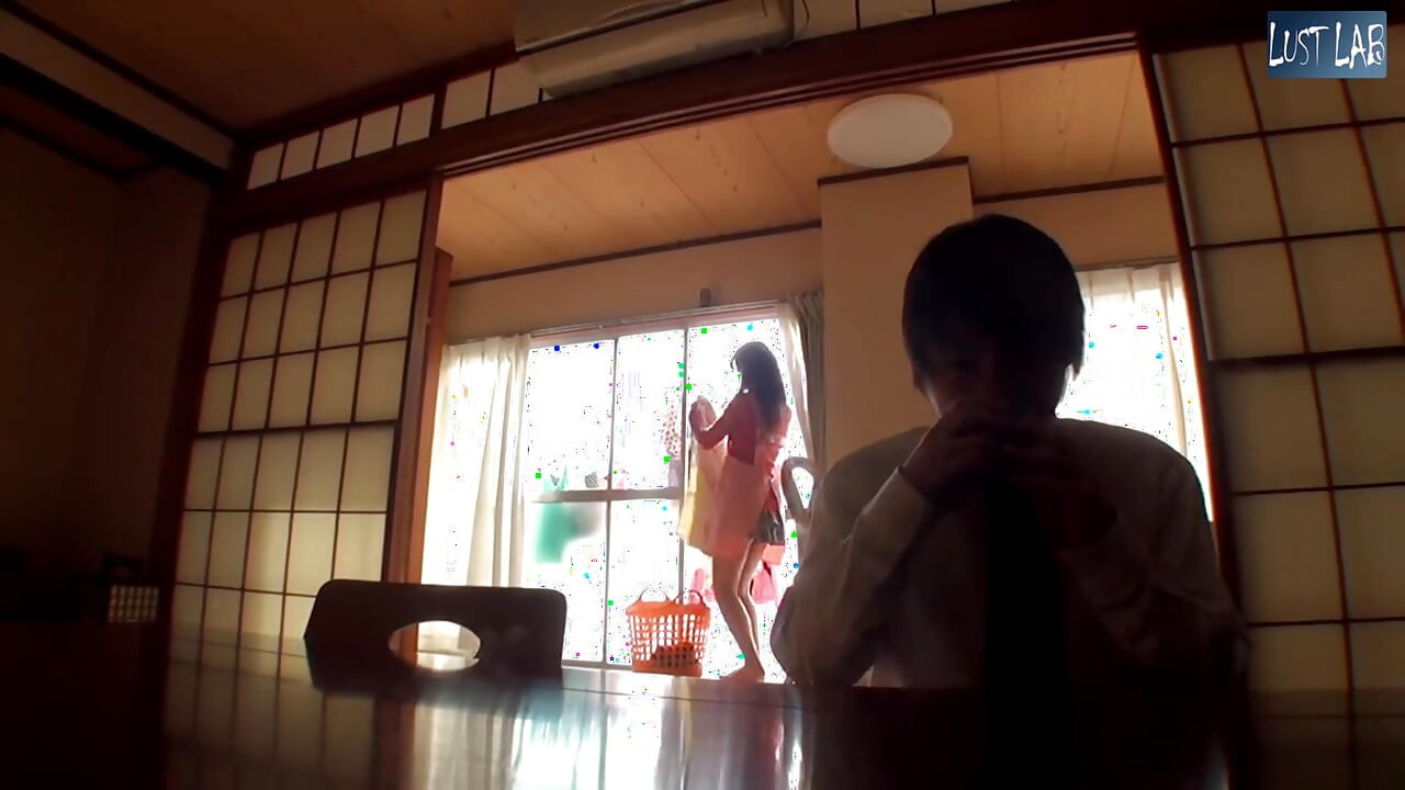 Balcony Laundry Glimpse - a Married Neighbor Noticing His Bold Reaction Across the Way - Part3