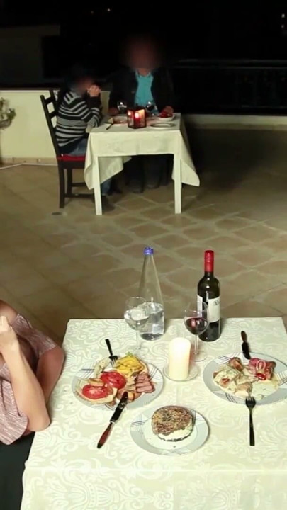 Public extreme! I pulled out his giant cock in the middle of the restaurant.... | Clip 1
