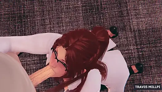 Privatunterricht mit dem rothaarigen professor scheitert den test, wird bestraft