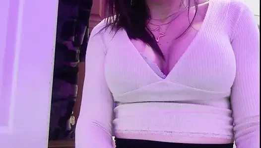 Zoey Portland Pornstar Playing with Her Pussy in the Bathroom Before Court