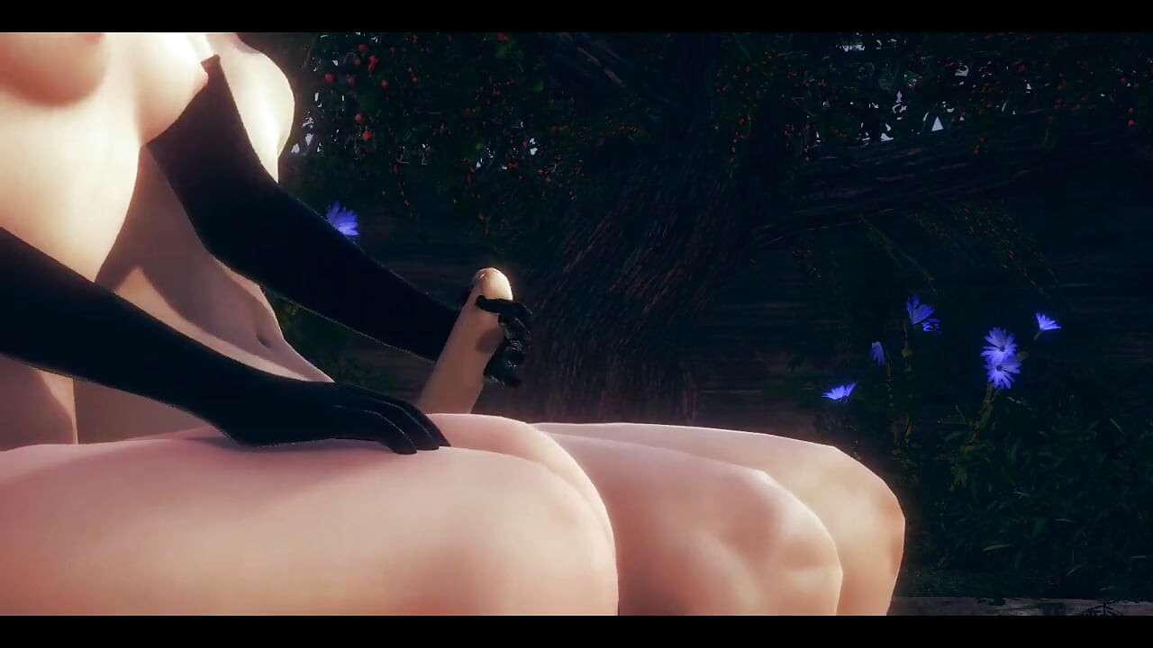 Lieveheersbeestje Hentai - aftrekken en geneukt door Cat Noir in een park - Japanse Aziatische manga anime-spel porno