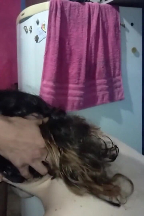 Putting the naughty wife to suck tasty