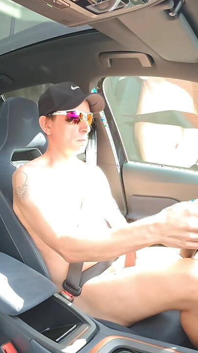 Car Wank and Cumshot