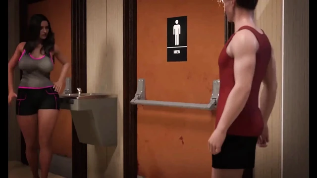 The Genesis order: doing yoga with sexy hot MILF in the gym ep.80