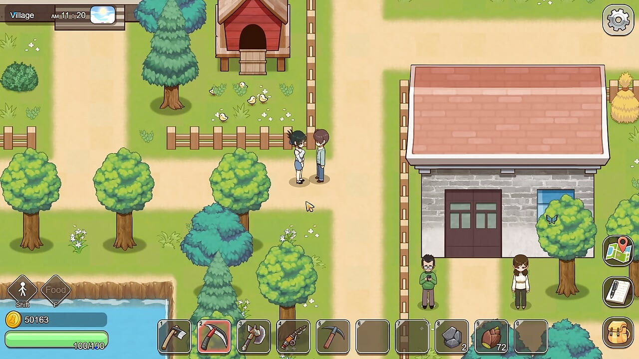 I Went To This Widow's House To Fuck Her - 2D Video Game