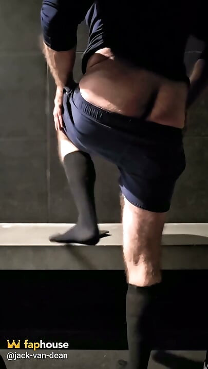 Feet and Socks on Hairy Bear