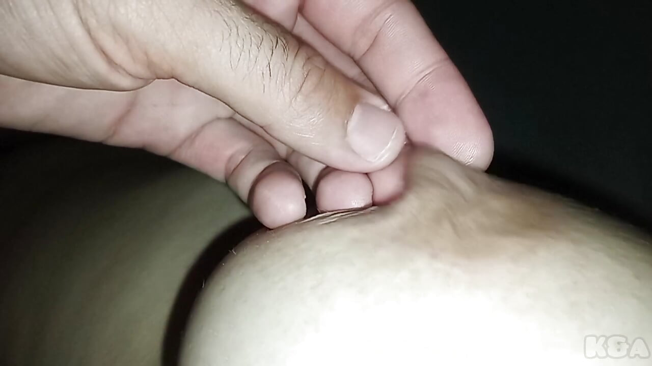 My husband plays and sucks my swollen nipples, I am warmed by the rich sounds he makes when he licks my juicy tits