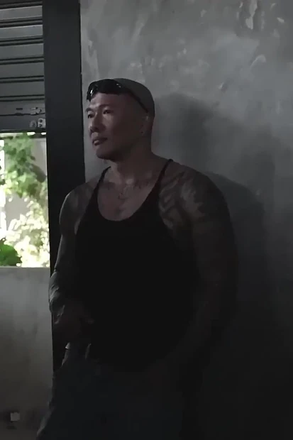 Asian Gay Damian Dragon Fucks Doorman Hungry Hole Outdoors
