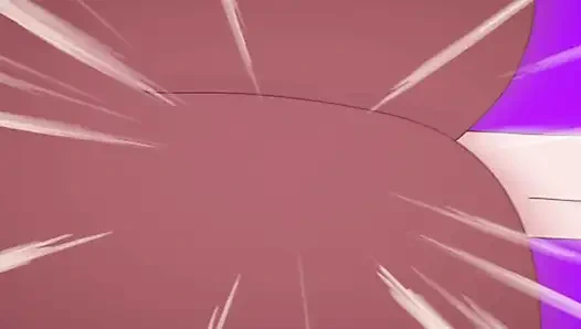 Хентай Анимация питает огненю межрасовую аниме-сцену