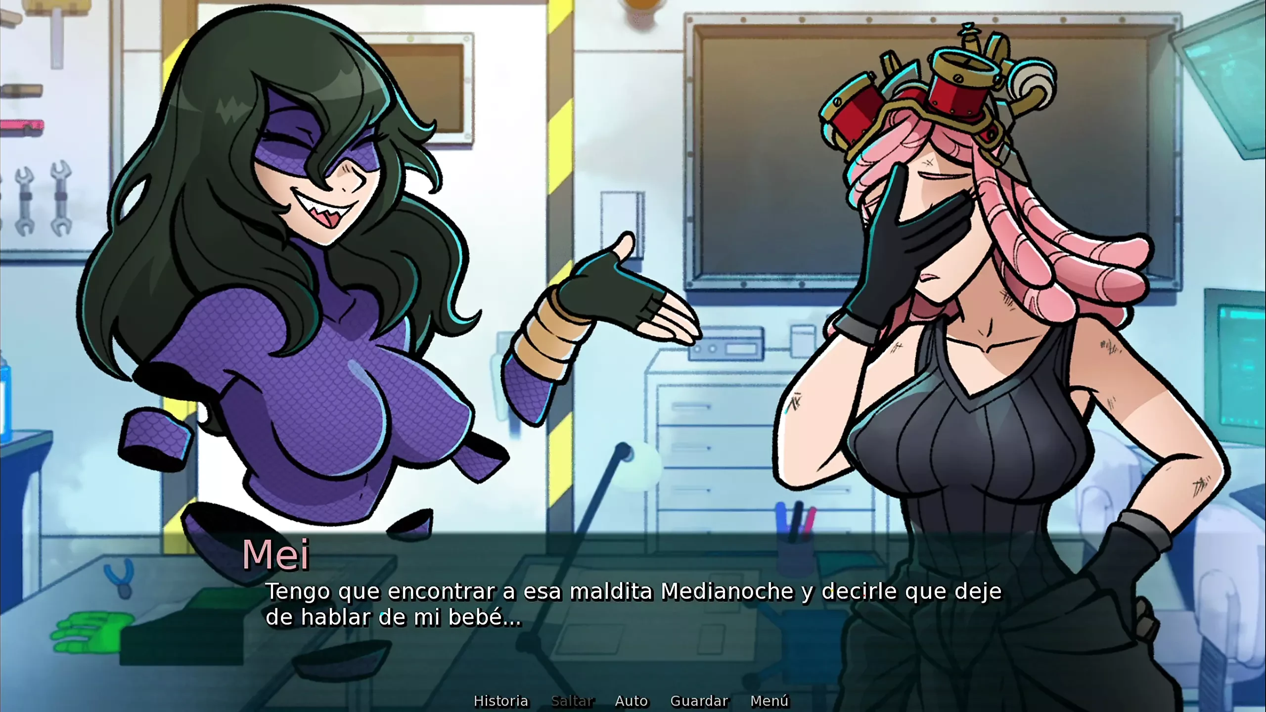 Mei 's Proyect - La Voluptuosa Setsuna Tokage Probando el gran Invento de la Hermosa Mei
