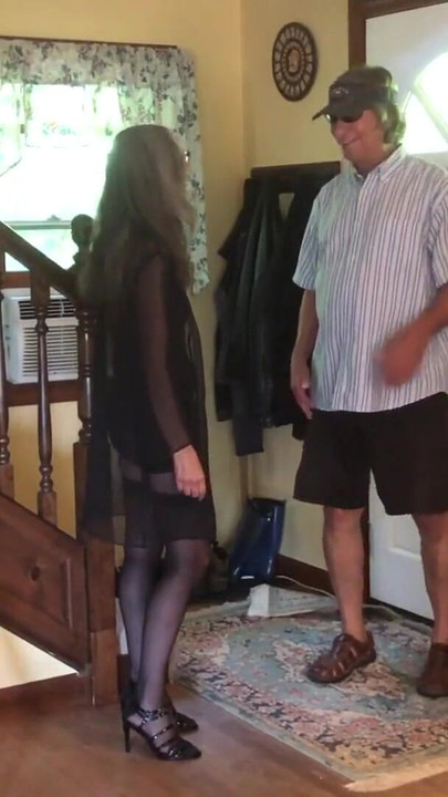 Captivating moment from "Homemade - Mature Seduces Married Neighbor - Part 2"