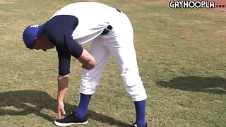 Baseball Jock Cody Frost solo spermafunctie