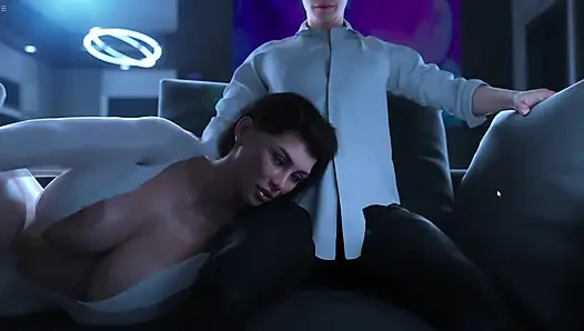 Milf Stepmom Giving Deepthroat Blowjob To Alex Huge Cock And Cum Swallows