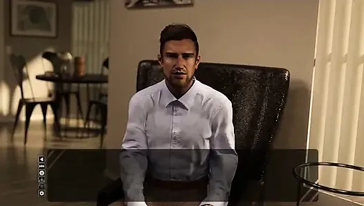 Zincirleri hareket ettir - çarpıcı uzun saçlı esmer benim tarafından azdırılmaya bayılıyor | Tabu hentai 3d oyunu