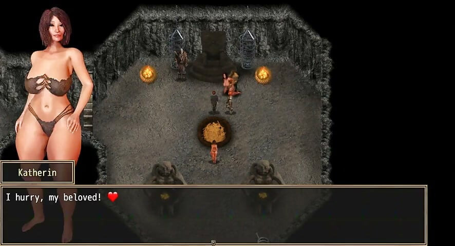 A Struggle with Sins - Gameplay - Roleplay - Tia - Stepmother and Stepdaughter Fucks by the Orcs in Their Hidout