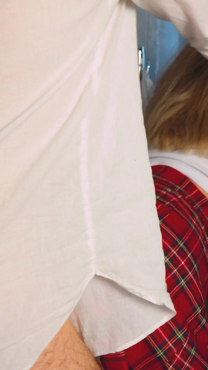 Iconic moment from "The guy saw his stepsister Rita Solo in the toilet in a school uniform and decided to fuck her right there."